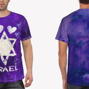 T-shirt - I Love Israel (Magen David)